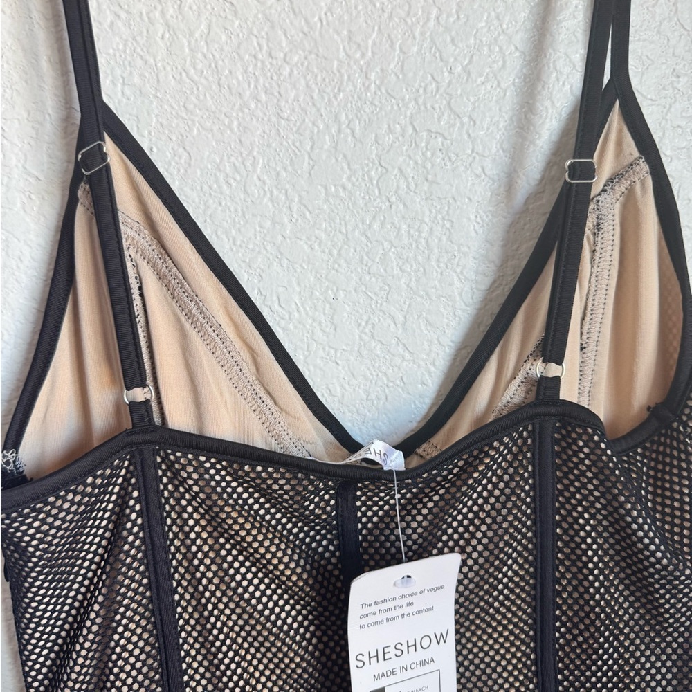 SheShow Mesh Bodycon Mini Dress - Picture 9 of 9